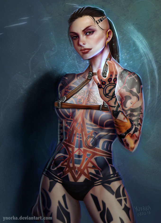 Jack – ynorka – Mass Effect