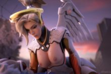 Mercy and Soldier 76 - Ellowas - Overwatch