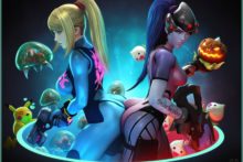 Samus and Widowmaker - Urbanator - Overwatch - Metroid