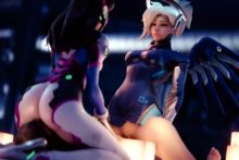 Mercy and D.Va – Yeero – Overwatch