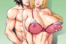 Sasuke and Tsunade - r3ydart - Naruto