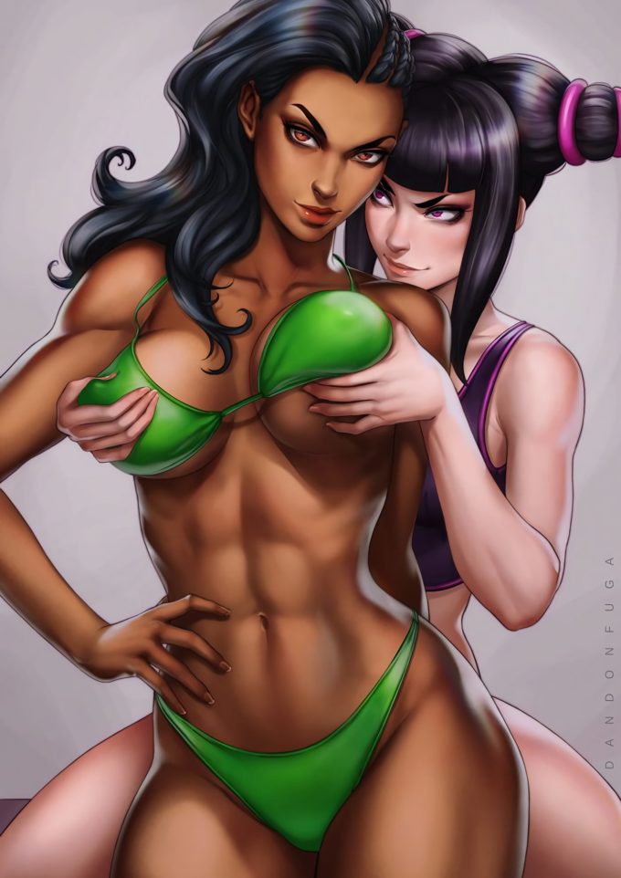 Laura and Juri – Dandon Fuga – Street Fighter