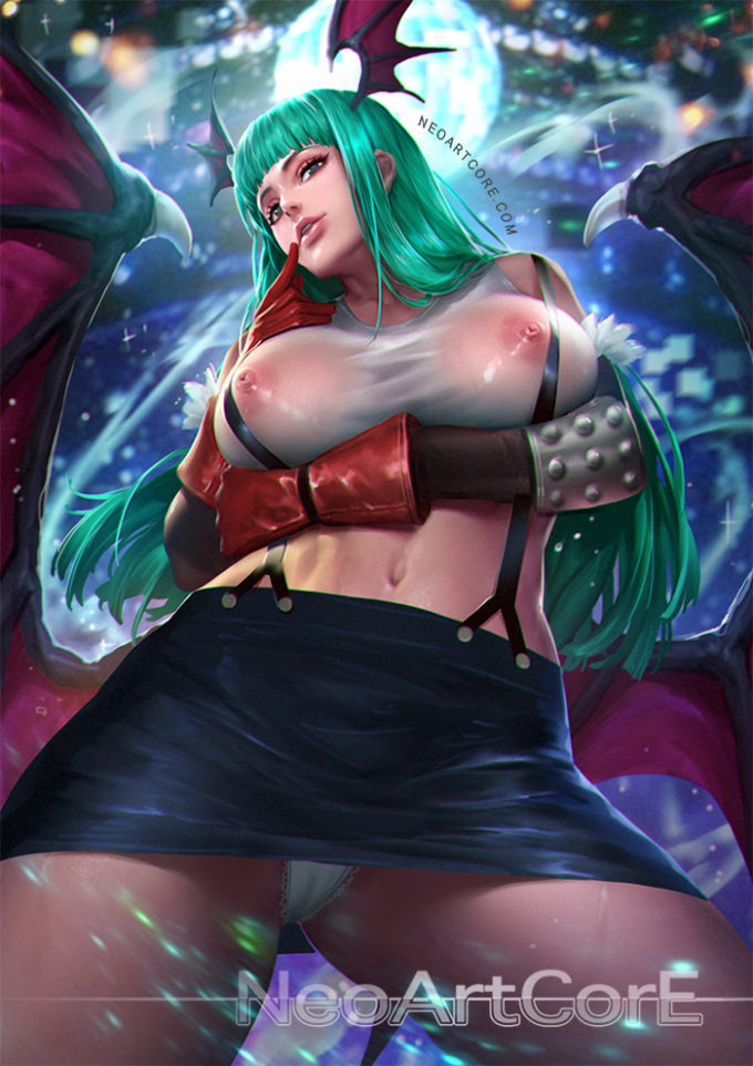 Morrigan – nudtawut thongmai – Darkstalkers