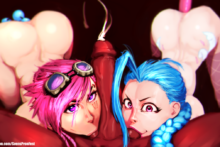 VI and JInx - SvensPronFest - League of Legends