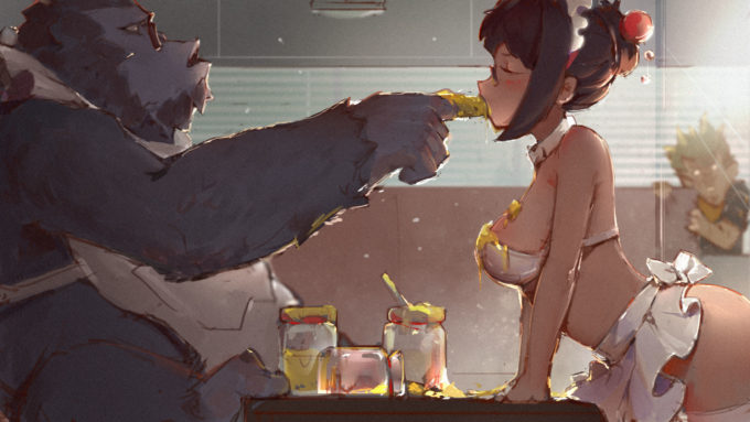 Winston and Mei – Gaoerji – Overwatch