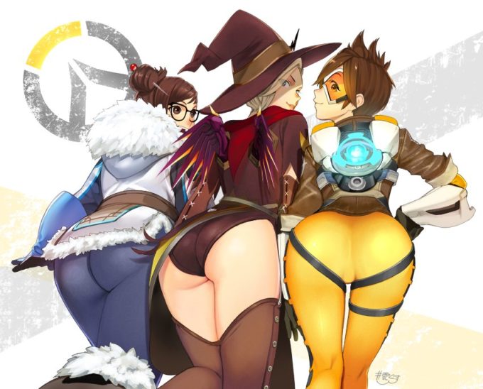 Mei, Mercy and Tracer – suko mugi – Overwatch