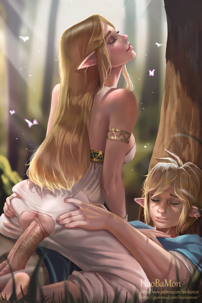 Link and Zelda – Hoobamon – The Legend of Zelda