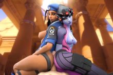 Ana and Widowmaker - Arhoangel - Overwatch