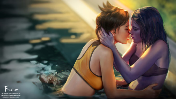 Tracer and Widowmaker – Firolian – Overwatch