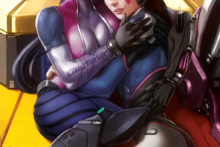 Widowmaker and D.Va - Overwatch