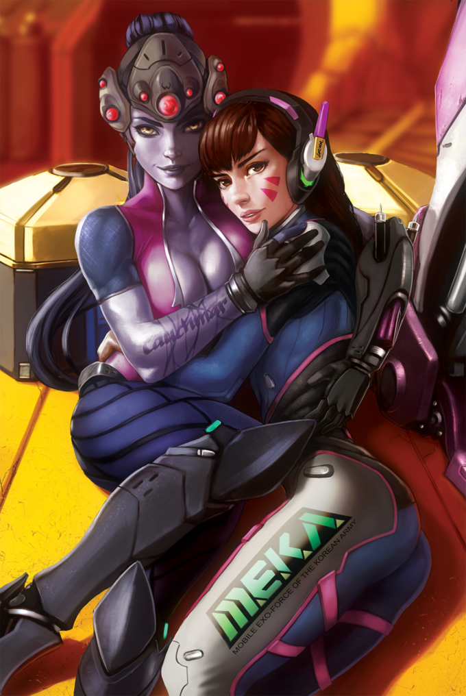 Widowmaker and D.Va – Overwatch