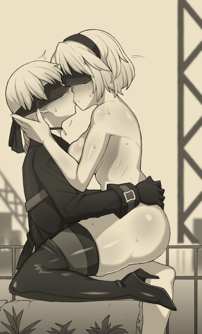 2B and 9S – Nite – Nier Automata