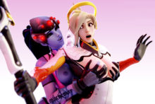 Mercy and Widowmaker - FireBoxStudio - Overwatch