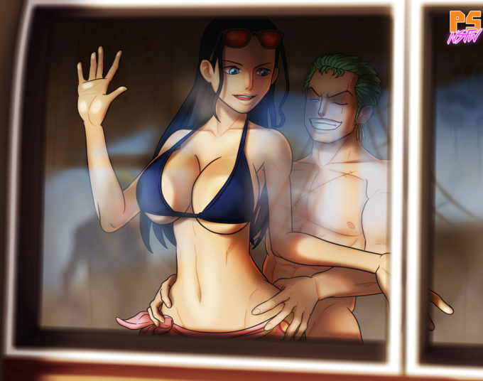 Roronoa Zoro and Nico Robin – One Piece