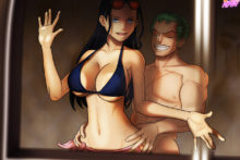 Roronoa Zoro and Nico Robin – One Piece