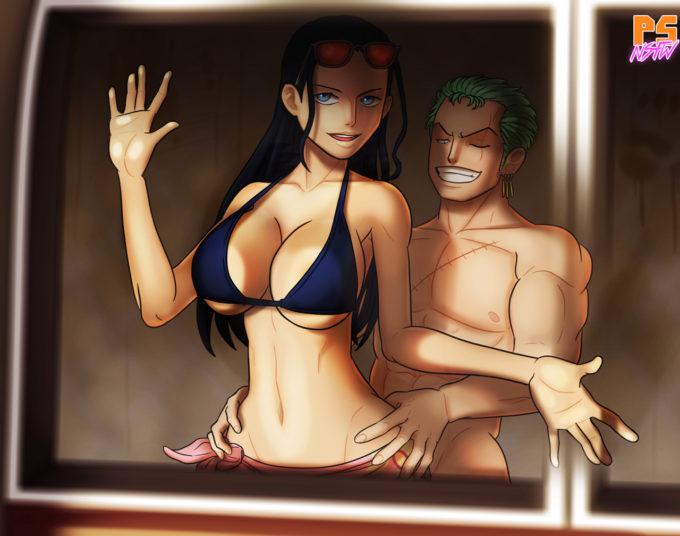 Roronoa Zoro and Nico Robin – One Piece