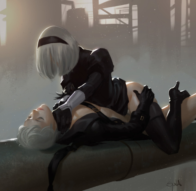 2B and 9S – Sula – Nier Automata