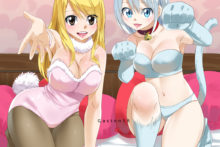 Lucy and Lisanna - gaston18 - Fairy Tail