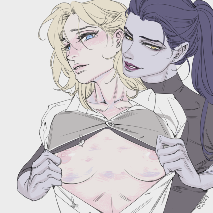 Mercy and Widowmaker – Overwatch