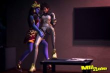 Symmetra and Tracer – m1llcake – Overwatch