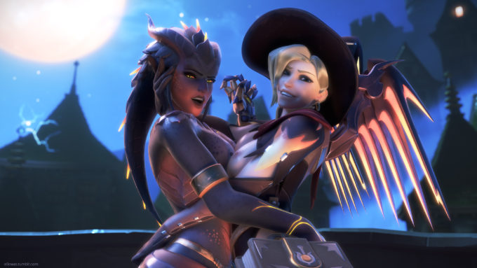 Symmetra and Mercy – Ellowas – Overwatch