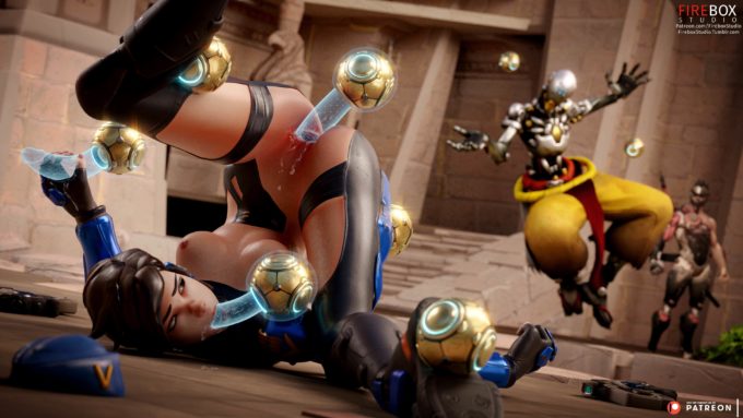 Tracer and Zenyatta – Firebox Studio – Overwatch