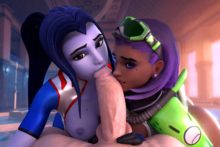 Widowmaker and Sombra - ArhoAngel - Overwatch