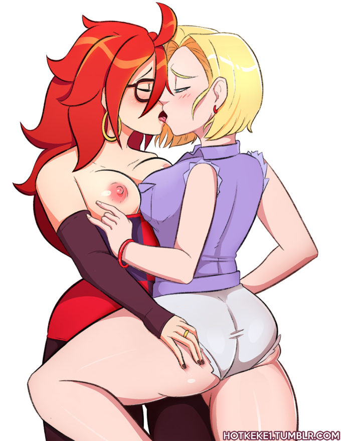 Android 21 and Android 18 – hotkeke1 – Dragon Ball