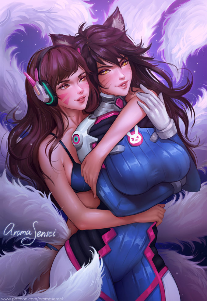 Ahri and D.Va – Aroma Sensei – Overwatch – League of Legends