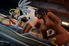 Pharah and Mercy – Firebox Studio – Overwatch