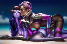 Sombra and Widowmaker - LiangXing - Overwatch