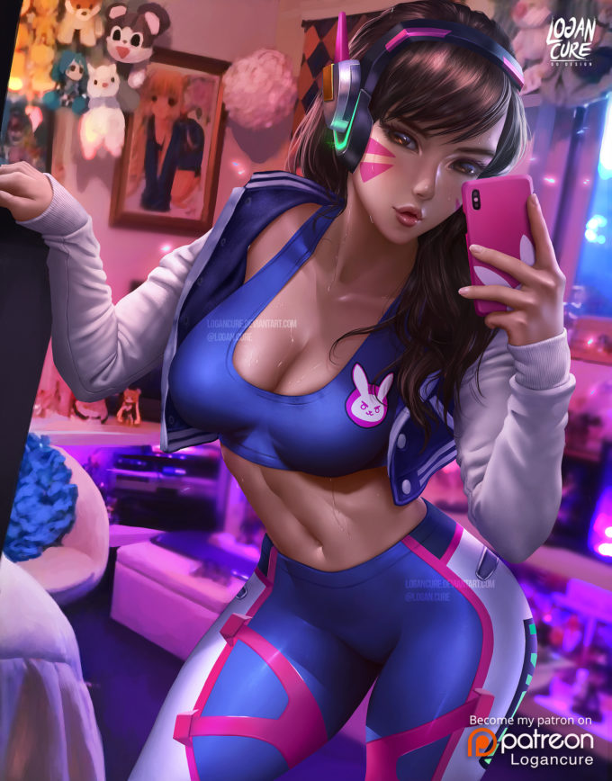 D.Va – logan cure – Overwatch