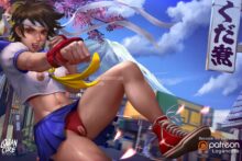 Kasugano Sakura  – Logan Cure – Street Fighter