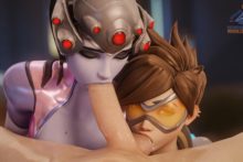 Tracer and Widowmaker - BatyaStudio - Overwatch