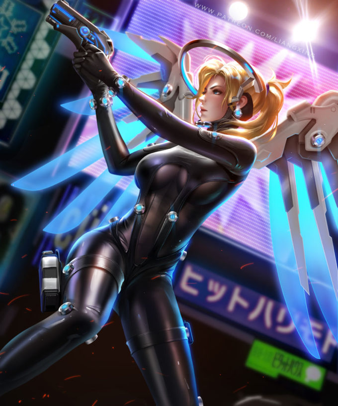 Mercy – LiangXing – Overwatch – GANTZ