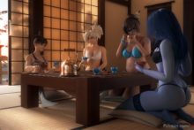 Tracer, Mercy, Mei and Widowmaker – VG Erotica – Overwatch