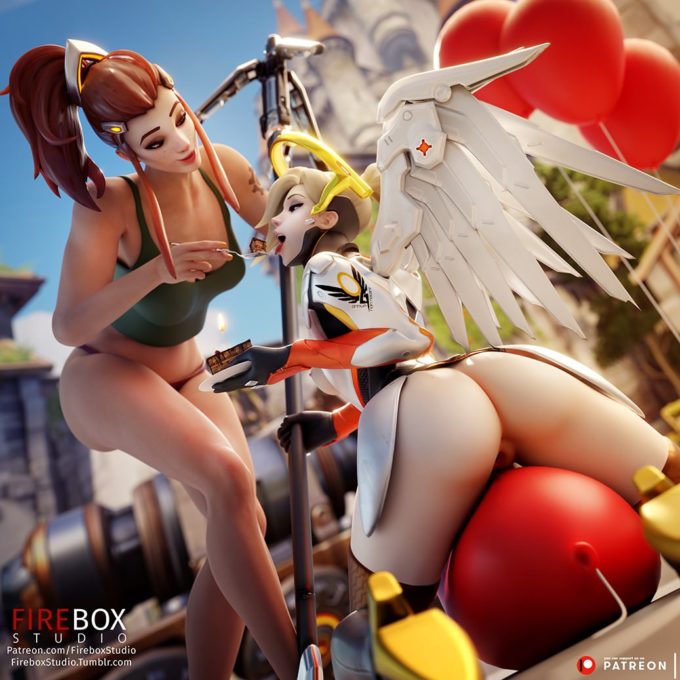 Brigitte and Mercy – Firebox Studio – Overwatch