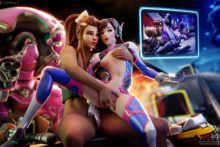 D.Va and Brigitte – Firebox Studio – Overwatch