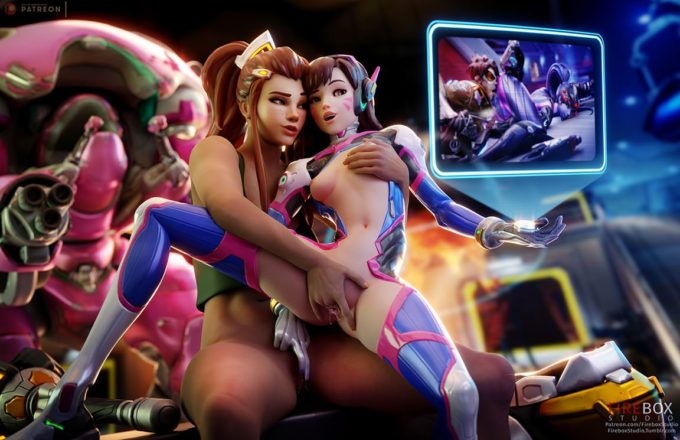 D.Va and Brigitte – Firebox Studio – Overwatch