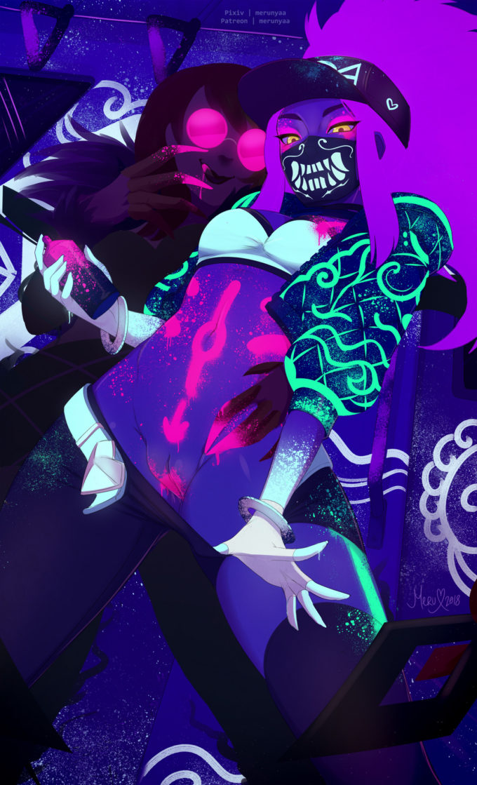 Akali and Evelynn – Merunyaa – League of Legends