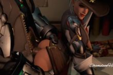 Bob and Ashe - Chameleonhops - Overwatch