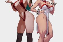 Morrigan and Chun-Li – Dandon Fuga – Darkstalkers – Street Fighter