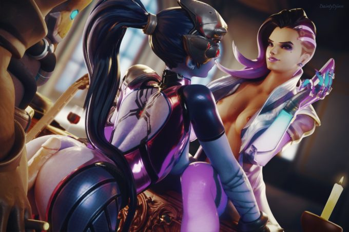 Widowmaker and Sombra – DaintyDjinn – Overwatch