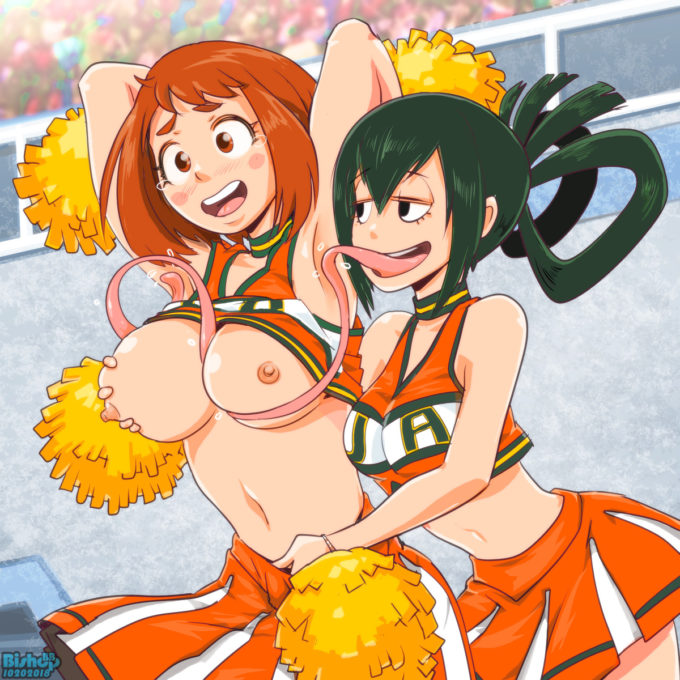 Asui Tsuyu and Uraraka Ochako – My Hero Academia