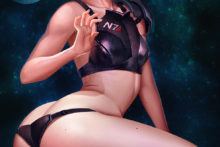 Femshep - Prywinko - Mass Effect