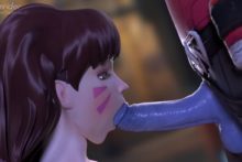 D.Va and Widowmaker – DreamRider3D – Overwatch