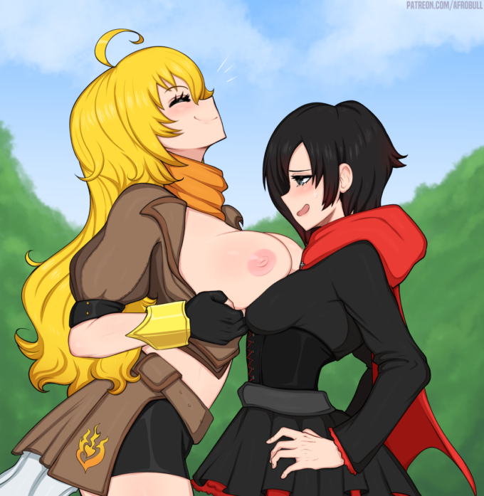 Ruby Rose and Yang Xiao Long – Afrobull – RWBY