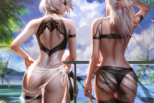 2A and 2B – Liang XIng – Nier Automata