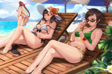 Aerith, Tifa and Yuffie - ExLic - Final Fantasy