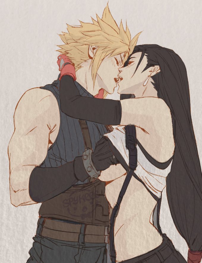 Cloud and Tifa – Spykeee – Final Fantasy VII